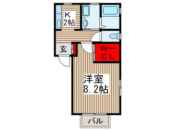 メイフェアAの物件間取画像